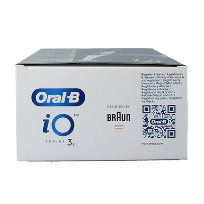 Oral B IO3S matt black elektrische tandenborstel 1 Stuks