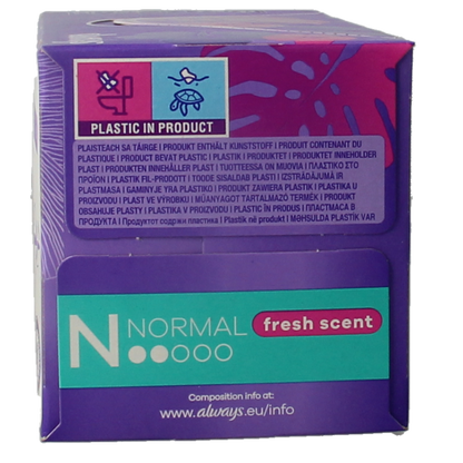 Always Inlegkruisjes daily fresh normaal & scent 30 Stuks
