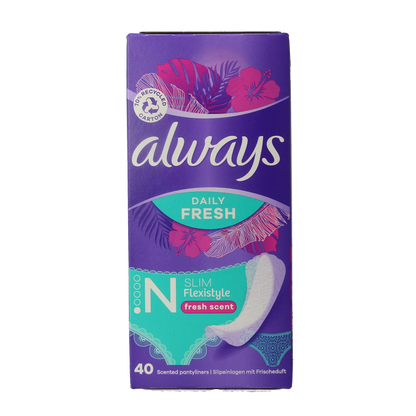 Always Inlegkruisjes daily protect fresh & scent 40.00 Stuks