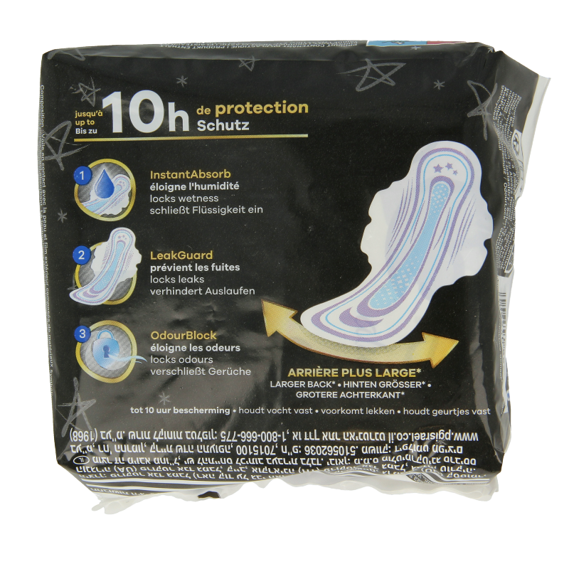 Always Maandverband ultra secure nacht  9 Stuks