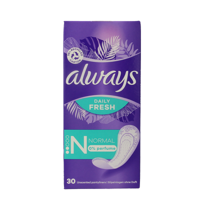 Always Inlegkruisjes daily fresh normaal 30.00 Stuks