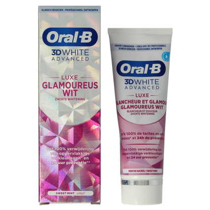 Oral B Tandpasta 3D white luxe 75 Milliliter