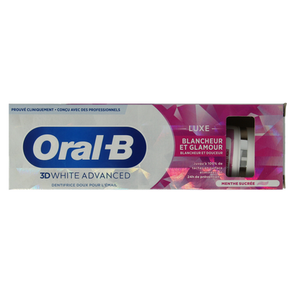 Oral B Tandpasta 3D white luxe 75 Milliliter