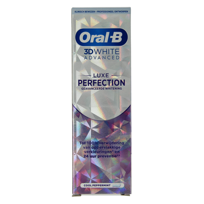 Oral B Tandpasta 3D white luxe perfection 75 Milliliter