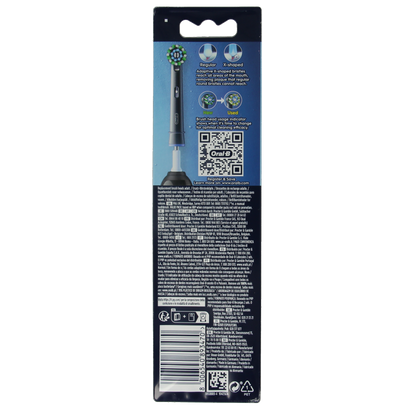 Oral B Opzetborstel action black 4 Stuks