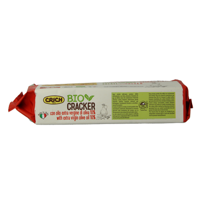 Crich Crackers olijfolie met zout rood bio 250 Gram