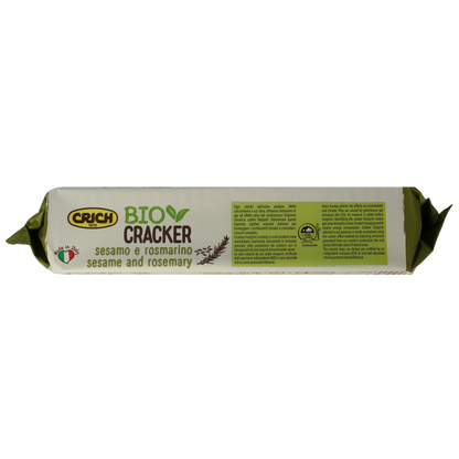 Crich Crackers sesam rozemarijn bio 250 Gram