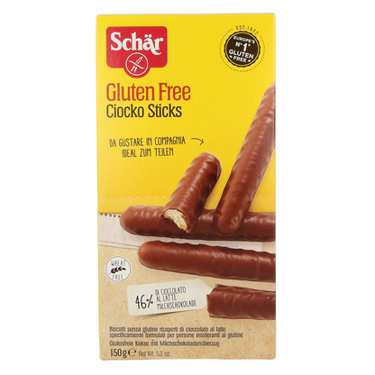 Schar Ciocko sticks glutenvrij 150.00 Gram