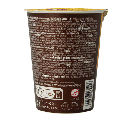 Schar Milly grissini & chocolate sticks glutenvrij 52 Gram