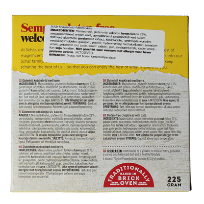 Schar Powerknacke glutenvrij 225.00 Gram