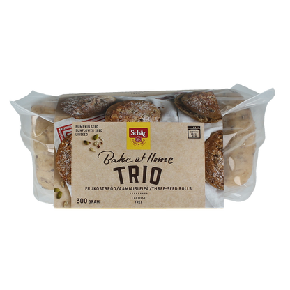 Schar Afbakbroodjes trio glutenvrij 300.00 Gram