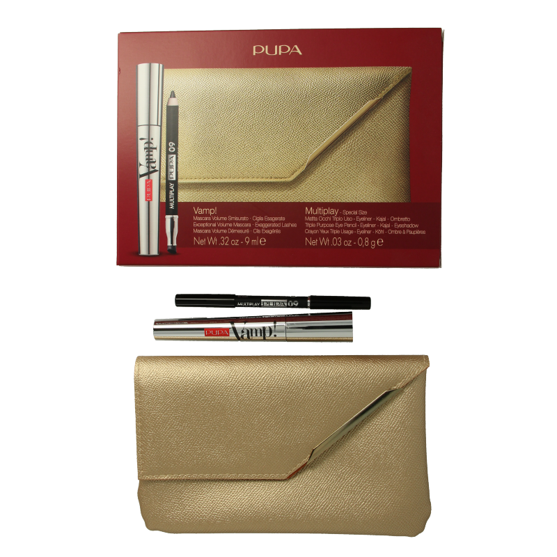 Pupa Kit vamp! Mascara+ multiplay  2 Stuks