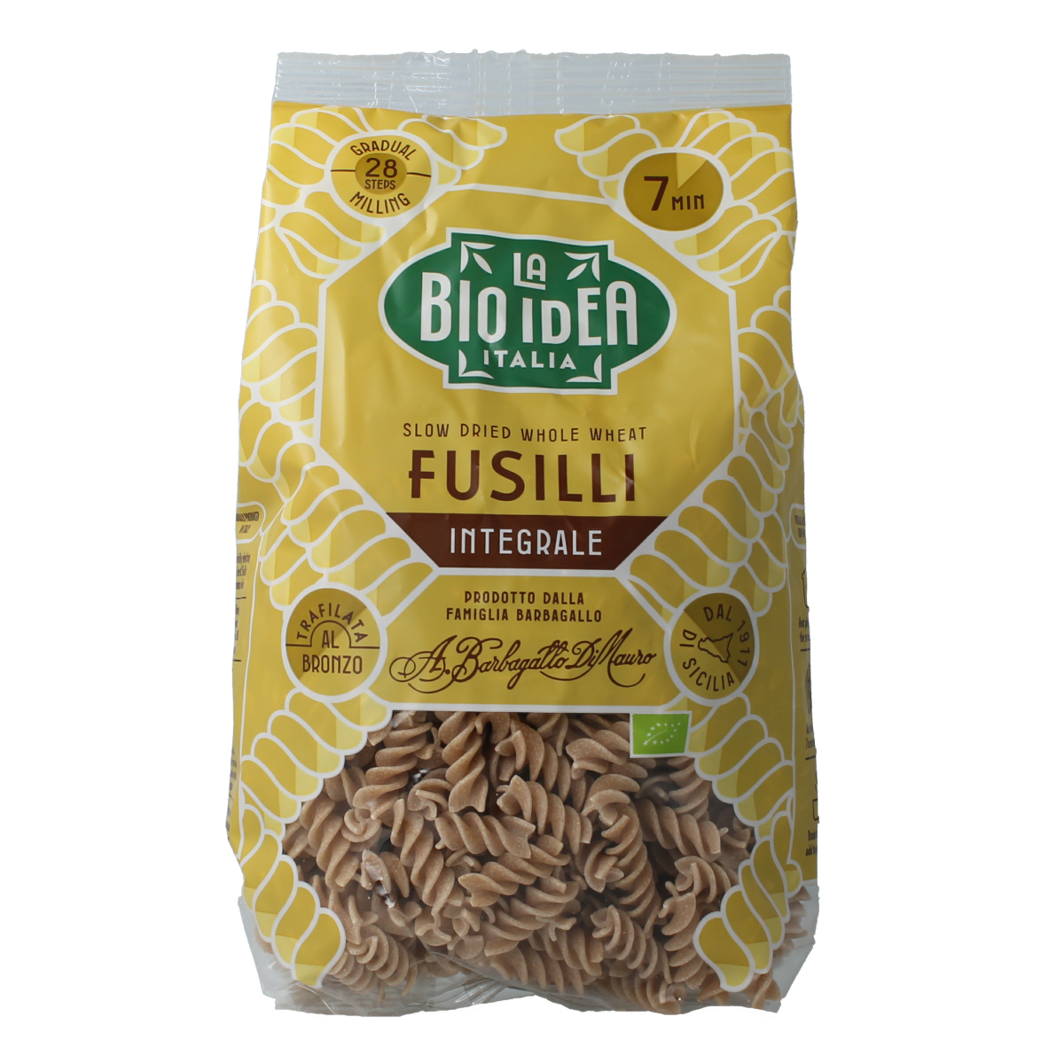 Bioidea Fusilli volkoren spirelli bio 500.00 Gram