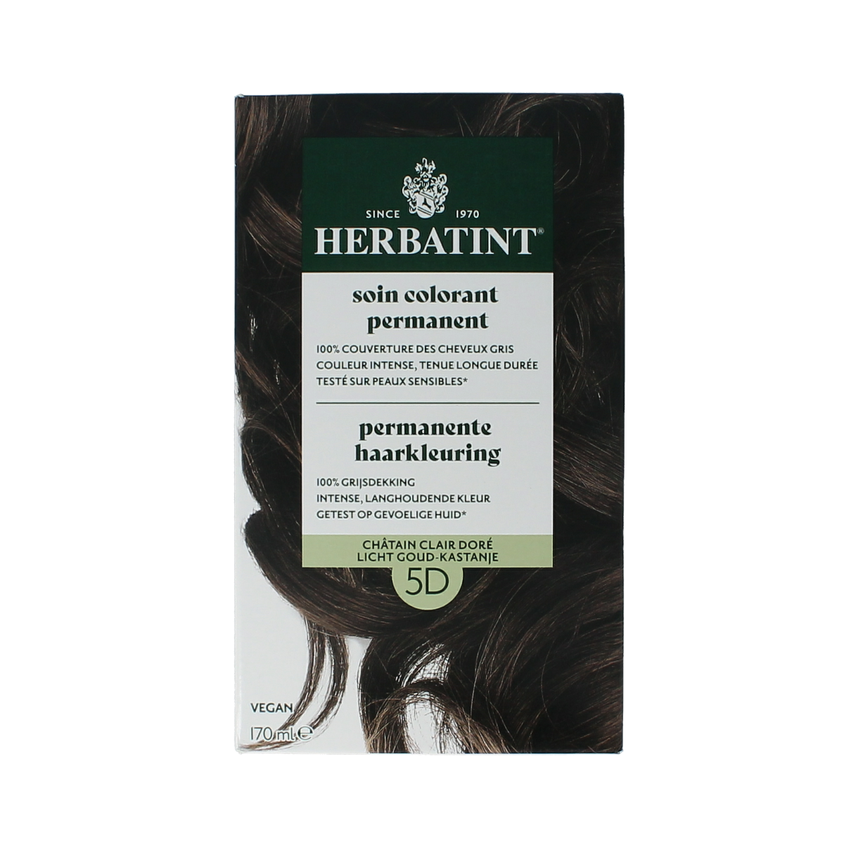 Herbatint 5D licht goudkastanje 170.00 Milliliter