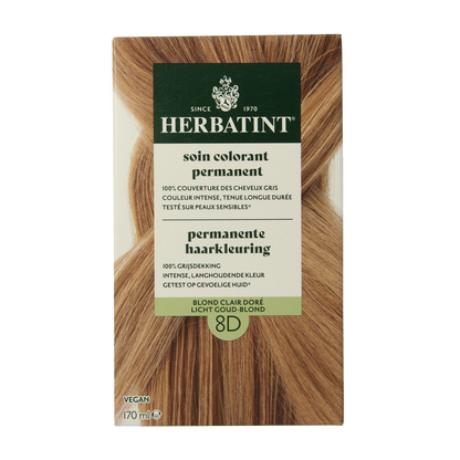Herbatint 8D Licht goud blond 170.00 Milliliter