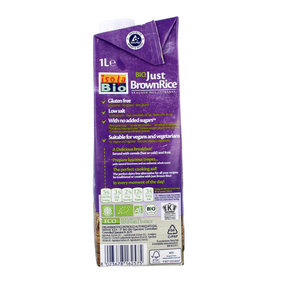 Isola Bio Just brown rice bio 1.00 Liter