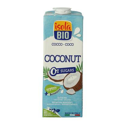 Isola Bio Kokosdrink suikervrij bio 1.00 Liter