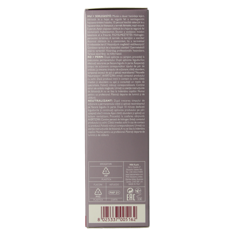 Nouvelle Permanent kit nr 1 2 x 120ml 1 Set