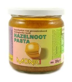 Monki Hazelnootpasta eko bio 330 Gram