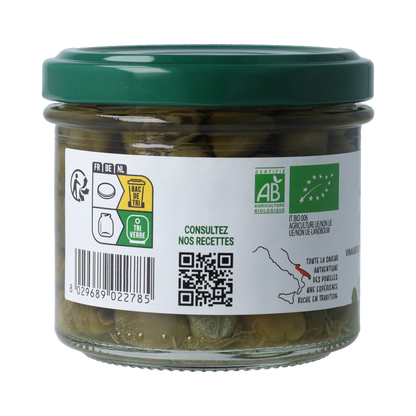 Bio Organica  Kappertjes in azijn bio 100.00 Gram