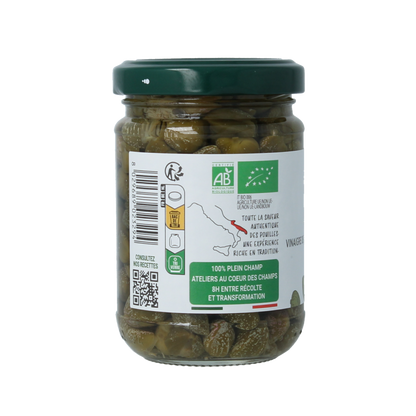 Bio Organica Italia Kappertjes in azijn bio 140 Gram