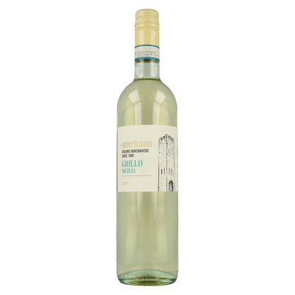 Mont Albano Grillo terre siciliane wit bio 750 Milliliter