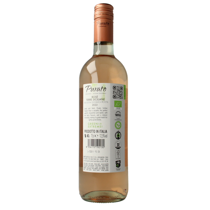 Purato Rose Nero d'Avola bio 750 Milliliter