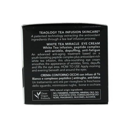 Teaology White tea eye cream 15 Milliliter