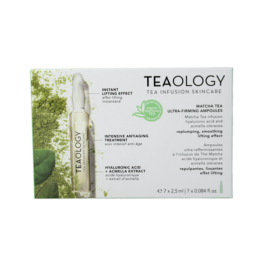 Teaology Matcha tea ultra firming ampoules 7.00 Stuks
