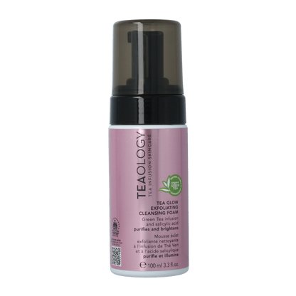Teaology Tea glow exfoliating cleansing foam 100 Milliliter