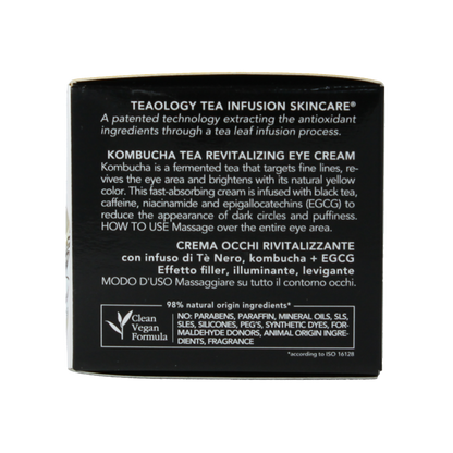 Teaology Kombucha tea revitalizing eye cream 15 Milliliter