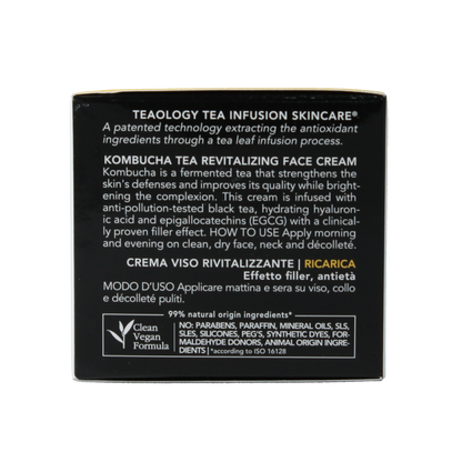 Teaology Kombucha tea revitalizing face cream navul 50 Milliliter