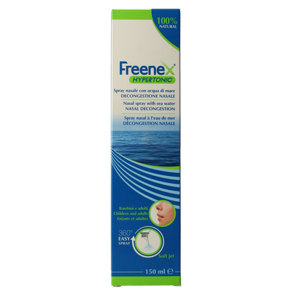 Freenex Seawater hypertonic nasal spray 150 Milliliter