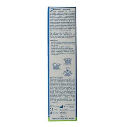 Freenex Seawater hypertonic nasal spray 150 Milliliter