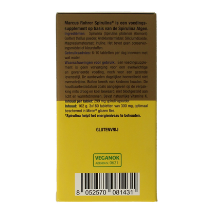Marcus Rohrer Spirulina navul 540 Tabletten