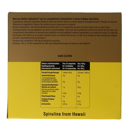 Marcus Rohrer Spirulina navul 540 Tabletten