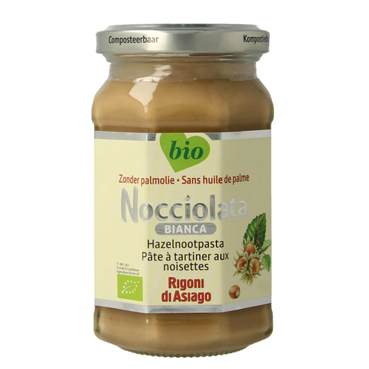 Nocciolata Witte hazelnootpasta bio 250 Gram