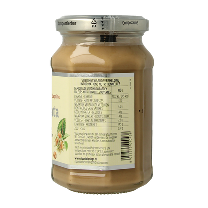 Nocciolata Witte hazelnootpasta bio 250 Gram