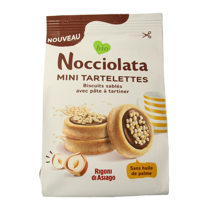 Rigoni Di Asiago Nocciolata tartlets bio 250.00 Gram
