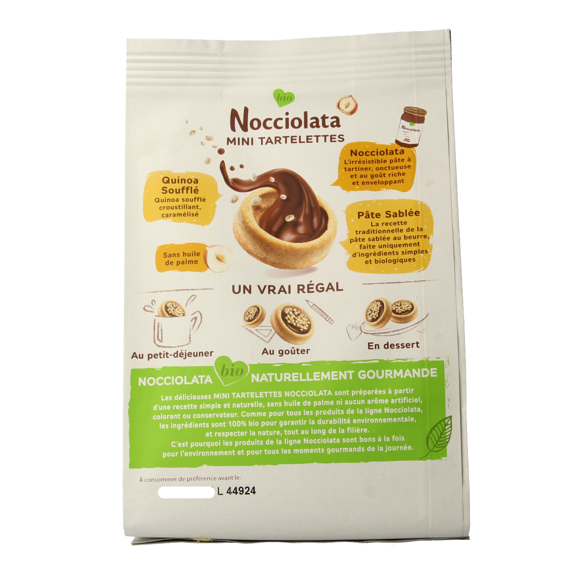 Rigoni Di Asiago Nocciolata tartlets bio 250.00 Gram