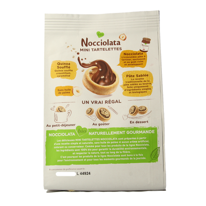 Rigoni Di Asiago Nocciolata tartlets bio 250.00 Gram