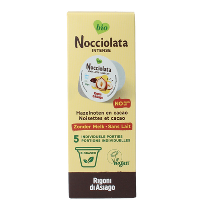 Nocciolata Intense vegan cups 5 x 20gram bio 100 Gram