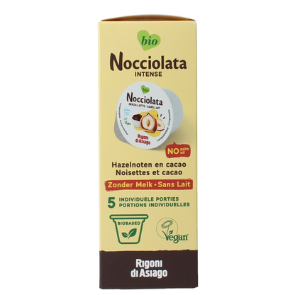 Nocciolata Intense vegan cups 5 x 20gram bio 100 Gram