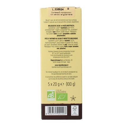 Nocciolata Op=Op Intense vegan cups bio 100.00 Gram