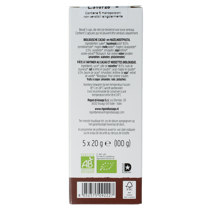Nocciolata Originale cups 5 x 20g bio 100 Gram