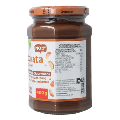 Rigoni Nocciolata crunchy bio 400.00 Gram
