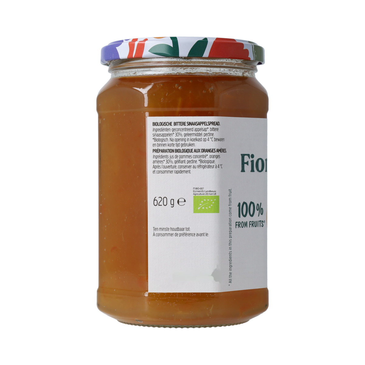 Fiordifrutta Sinaasappeljam bio 620.00 Gram