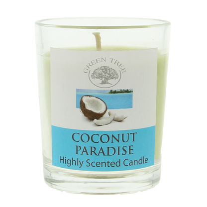 Green Tree Geurkaars votives coco paradise 55 Gram