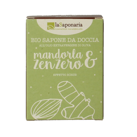 La Saponaria Zeep olive oil almond ginger 100 Gram