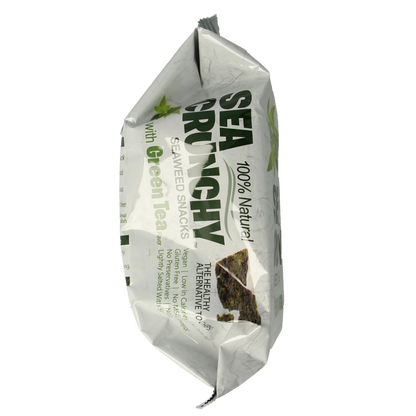 Sea Crunchy Nori zeewier snacks groene thee 10 Gram